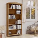 Ver imagem 1 de Estante para Livros com 5 Prateleiras Freijó Rubi Madeira Pinus - Finestra
