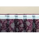 Ver imagem 2 de Cortina Janela Austria Estampada 2,00x1,70 Jacquard Vinho - Vermelho escuro