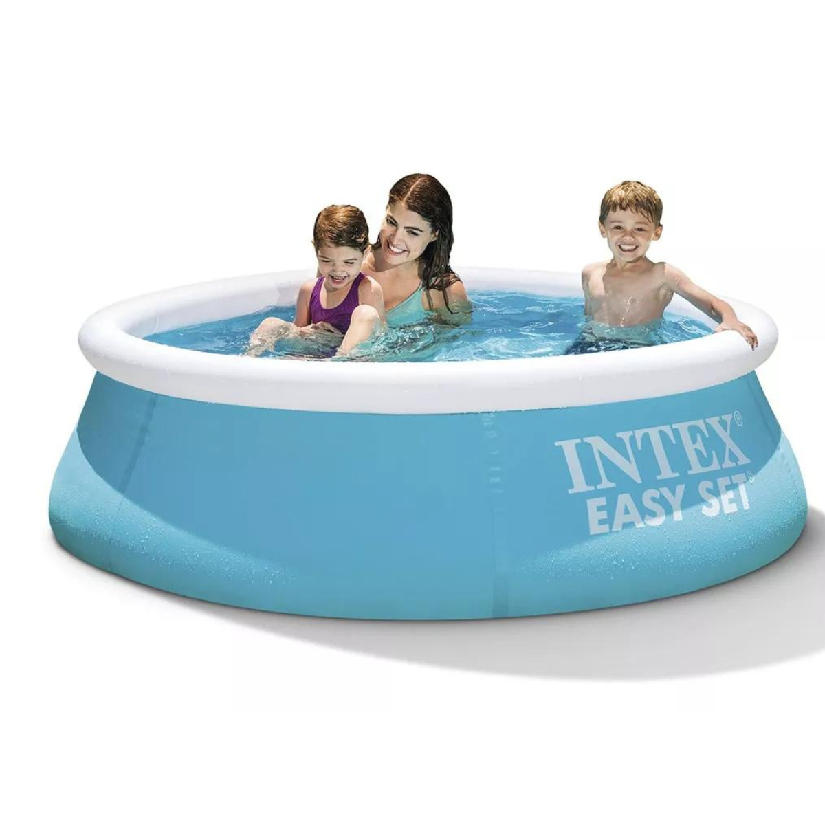Piscina Inflável Intex Borda Inflada Easy Set 880l 183x51cm:azul - 7