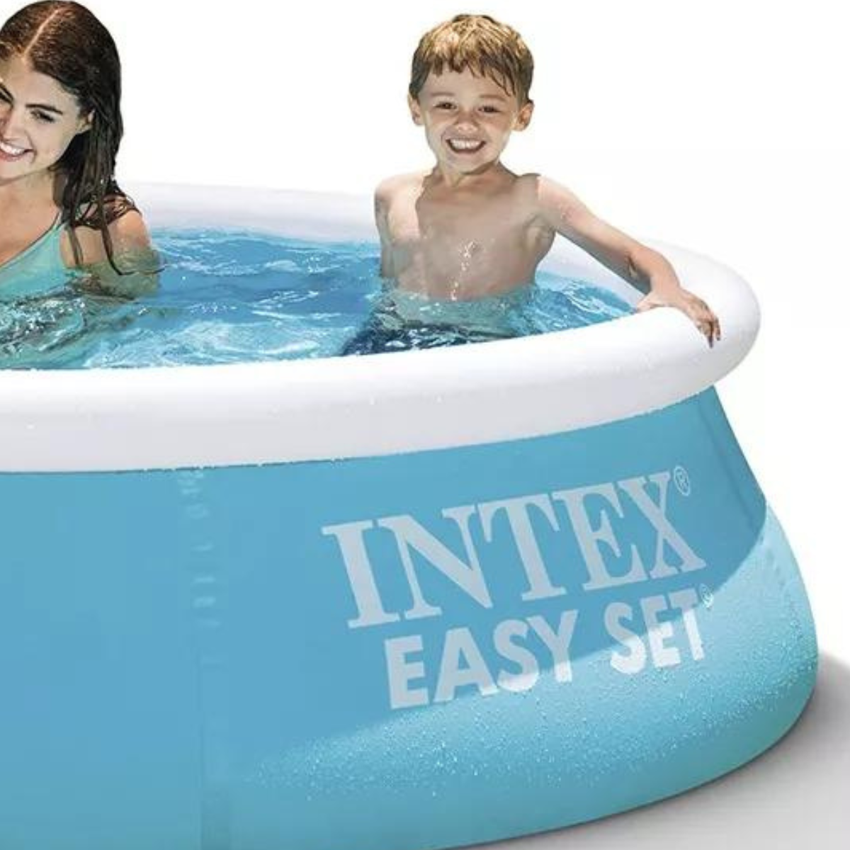 Piscina Inflável Intex Borda Inflada Easy Set 880l 183x51cm:azul - 10