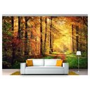Ver imagem 1 de Papel De Parede Estrada Caminho Floresta 3D Nes091 3M²
