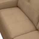 Ver imagem 4 de Sofá Decorativo Mendes 2 Lugares Sala de Estar 150cm Pés em Madeira Couro Nude G88 - Gran Belo