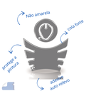 Ver imagem 2 de Kit Adesivo Resinado Protetor Tanque e Bocal Moto Bros Asa Ano até 2015