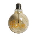 Ver imagem 3 de Lampada Led Vintage Love Mensagem 4w Branco Quente Casa