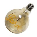 Ver imagem 1 de Lampada Led Vintage Love Mensagem 4w Branco Quente Casa