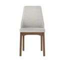Ver imagem 2 de Kit 2 Cadeira Elsie Matelasse Linho Base Natural 45cm - 70697