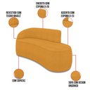 Ver imagem 3 de Sofá 4 Lugares Orgânico 220 Cm Morgan Bouclê D03 - D'rossi