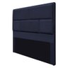 Cabeceira Casal Brick P02 140 cm para cama Box Corano Azul Marinho - Amarena Móveis - 5
