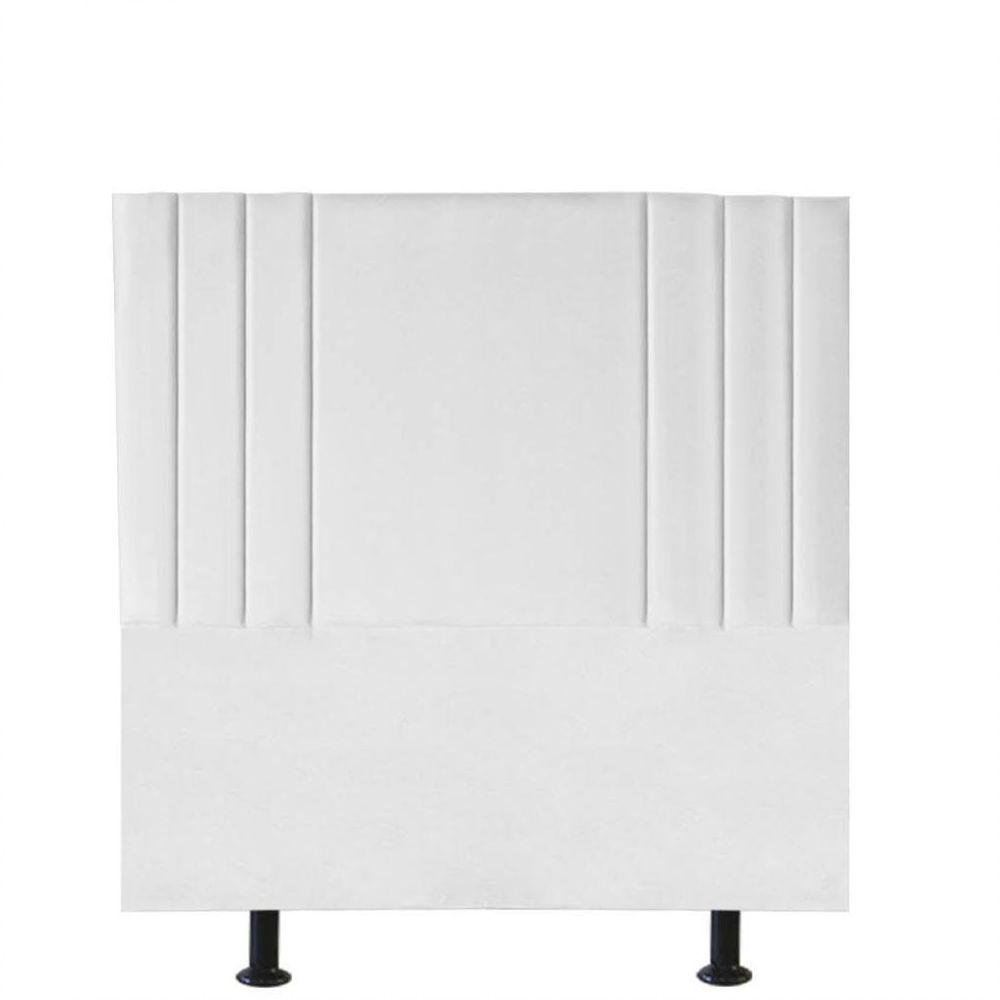 Cabeceira Grécia 90cm Solteiro Branco - 3