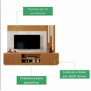 Ver imagem 3 de Home Valencia 2 Portas P/ Tv 75'' 2,20cm Naturalle/offwhite