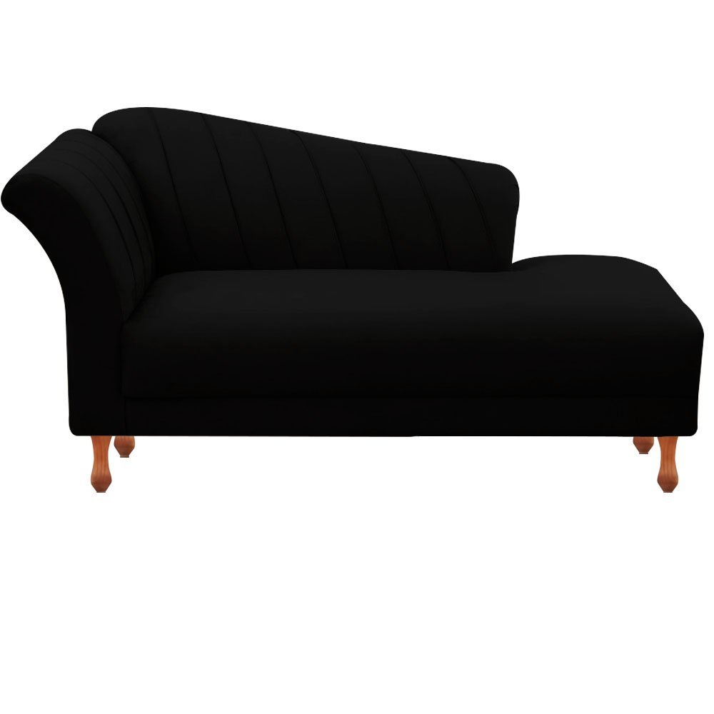 Recamier Sofá Divã Log Chaisse Iza 140cm Decoração para Recepção Sala de Espera Estudio Fotografia:S - 1