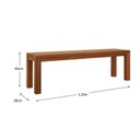 Ver imagem 3 de Banco para Sala de Jantar Hall de Entrada Quarto 100% Madeira Maciça Nature