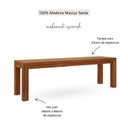 Ver imagem 4 de Banco para Sala de Jantar Hall de Entrada Quarto 100% Madeira Maciça Nature