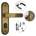 Ver imagem 4 de Fechadura Stam 1820/21 Oxidado E-coat Banheiro Maquina 40mm