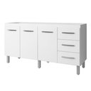 Ver imagem 1 de Balcão para Pia Emily 160 Cm Moblis Cor:branco