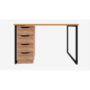 Kit Mesa + Gaveteiro 4 Gavetas Moderno AJL Linha Industrial