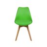 Kit de 4 Cadeiras Prizi Wood E75-Verde - 2