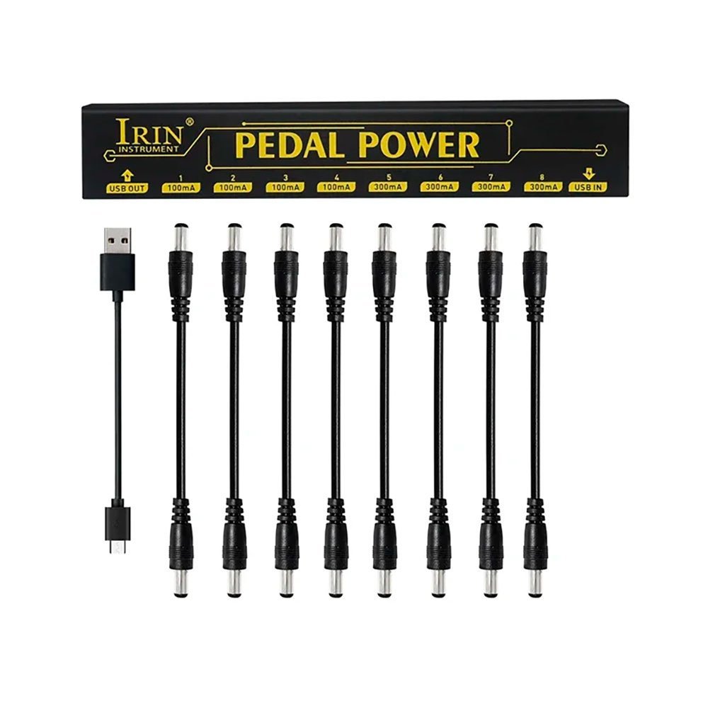 Fonte P/ 8 Pedais Irin Pedal Power 5 Vdc - 500 Ma - Ft0106 - 1