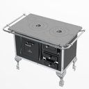 Ver imagem 3 de Fogão a Lenha 2 Bocas Marumby Nr 1 Saída Chaminé Esquerda