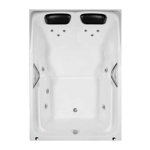 Banheira Dupla Toronto Completa com Hidro em Acrílico