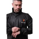 Ver imagem 2 de Conjunto Motoqueiro Combate com Gola PVC Preto - Pioneira, Tamanho: GG