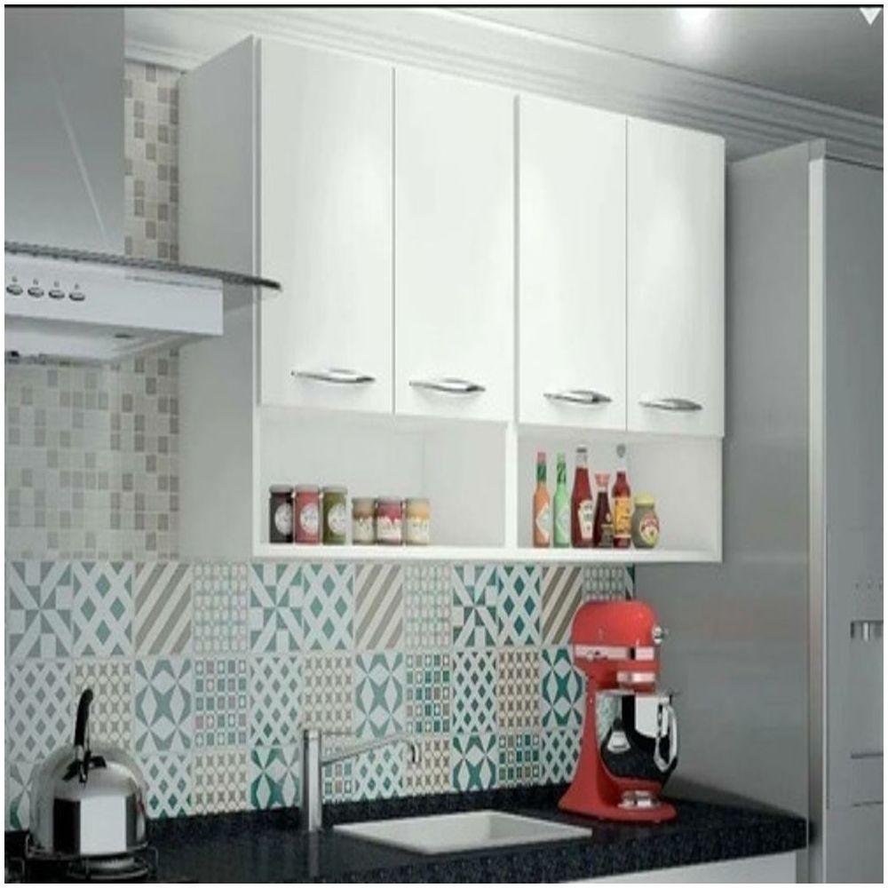 Armario Aéreo Mdp 120Cm Para Sala De Chão - 5