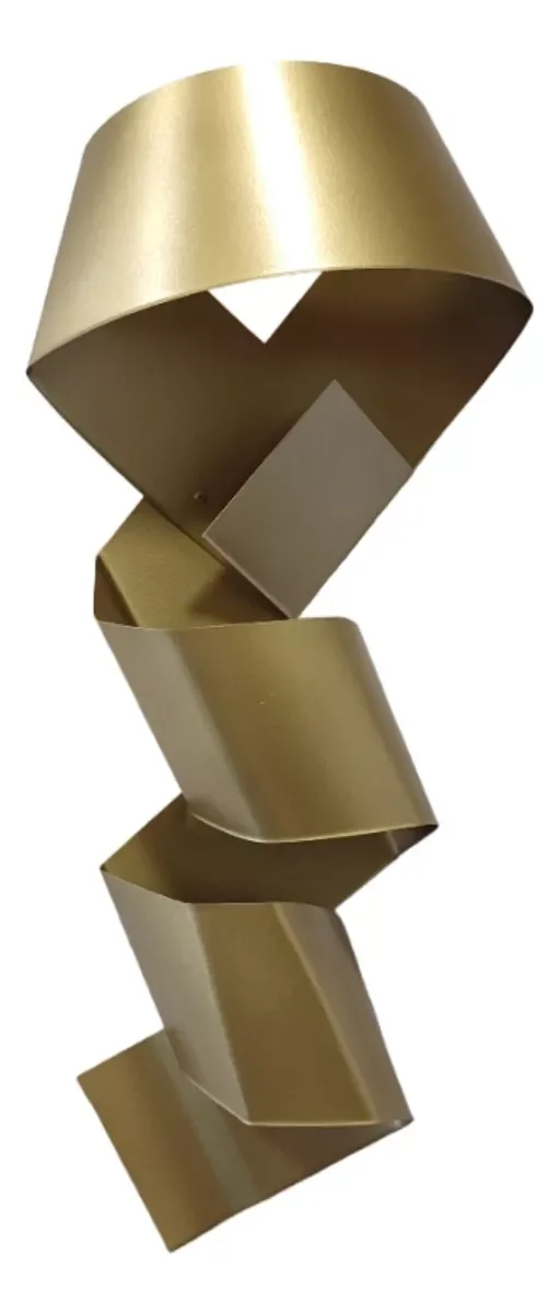 Decoração de Parede Escultura de Metal Exclusivo no Brasil Home Decor Dourado