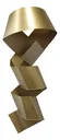 Ver imagem 1 de Decoração de Parede Escultura de Metal Exclusivo no Brasil Home Decor Dourado
