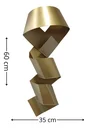 Ver imagem 4 de Decoração de Parede Escultura de Metal Exclusivo no Brasil Home Decor Dourado