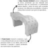 Maca Estofada Reclinável Sobrancelhas Cílios Suede Beatriz Cor:branco - 5