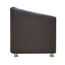 Ver imagem 4 de Poltrona Decorativa Gabi para Recepção Sala e Quarto Material Sintético Star Confort