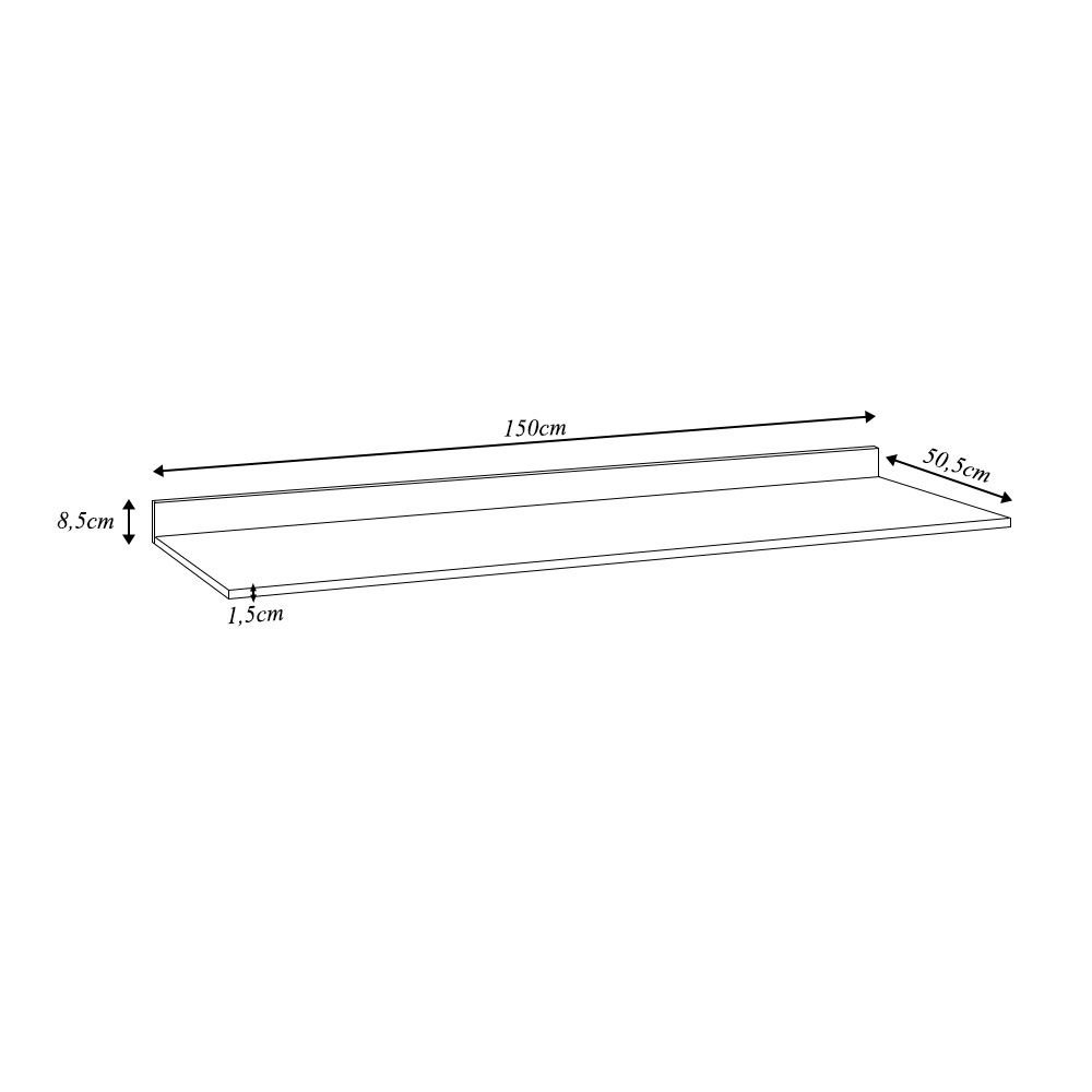 Conjunto Balcão de Cozinha com Aéreo Tampo Dodoma Mdp/bp Branco G96 - Gran Belo - 5