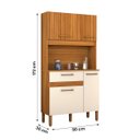 Ver imagem 4 de Armário de Cozinha Life 90cm 4 Portas e 1 Gaveta