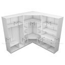 Ver imagem 4 de KIT CLOSET MODULAR M75.2021.B (M101,113,114) CASA QUARTO MUNDI MOVEIS