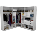 Ver imagem 1 de KIT CLOSET MODULAR M75.2021.B (M101,113,114) CASA QUARTO MUNDI MOVEIS