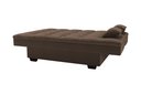 Ver imagem 4 de Sofá Cama Esmeralda Veludo Marrom E426 - Matrix