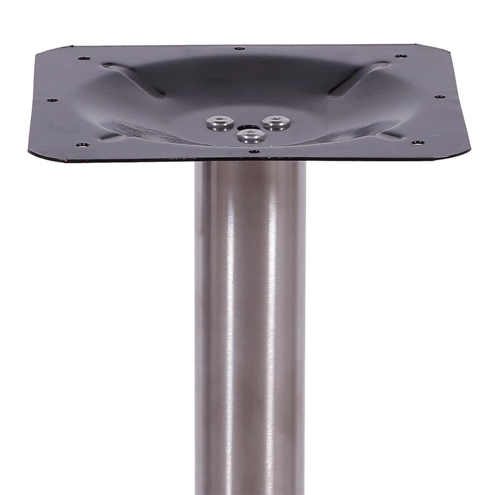 Mesa de Jantar Quadrada 80 cm Tampo Preto em MDP Base Beta Bistrô - 3
