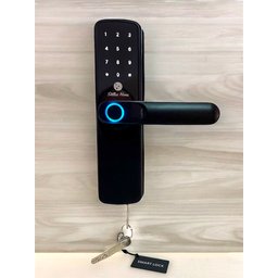 Fechadura Eletrônica Digital Biometria Senha Cartão App Wifi - 5