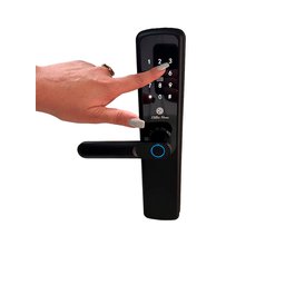 Fechadura Eletrônica Digital Biometria Senha Cartão App Wifi - 4