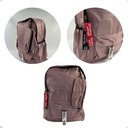 Ver imagem 3 de Mochila Urban Charm Estilo e Funcionalidade com Design Sofisticado em Tecido Sintético com Estojo Ro