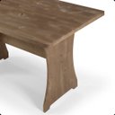 Ver imagem 7 de Kit Conjunto Mesa Rústica com 2 Bancos França 1,20m Rústico