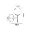 Ver imagem 4 de Arandela Moderna Jabuticaba Dourada Globo Bola de Vidro Arevo Iluminação FUMÊ