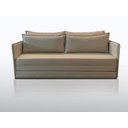 Ver imagem 3 de Sofá 03 Lugares Elis_ma Se Transforma em Sofá Cama Resistente e Confortável em Sued Bege