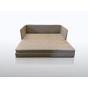 Ver imagem 5 de Sofá 03 Lugares Elis_ma Se Transforma em Sofá Cama Resistente e Confortável em Sued Bege