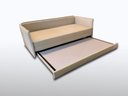 Ver imagem 4 de Sofá 03 Lugares Elis_ma Se Transforma em Sofá Cama Resistente e Confortável em Sued Bege