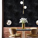 Ver imagem 1 de Papel de Parede Adesivo Cimento Preto - 2,5m