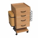 Ver imagem 1 de Carrinho Auxiliar com Porta Plantas e Porta Revistas - Mod. Ca-2