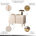 Ver imagem 3 de Conjunto 1 Cristaleira e 1 Buffet Decorativo Évora/benvenuto Off White G26 - Hb Móveis