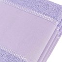 Ver imagem 4 de Kit 12 Toalhas De Lavabo Pintar Bordar Ponto Russo Perfeito Estilo Arteira Lilás