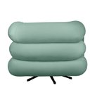 Ver imagem 5 de Kit 2 Poltrona Decorativa Micheli Giratória e Balanço Veludo